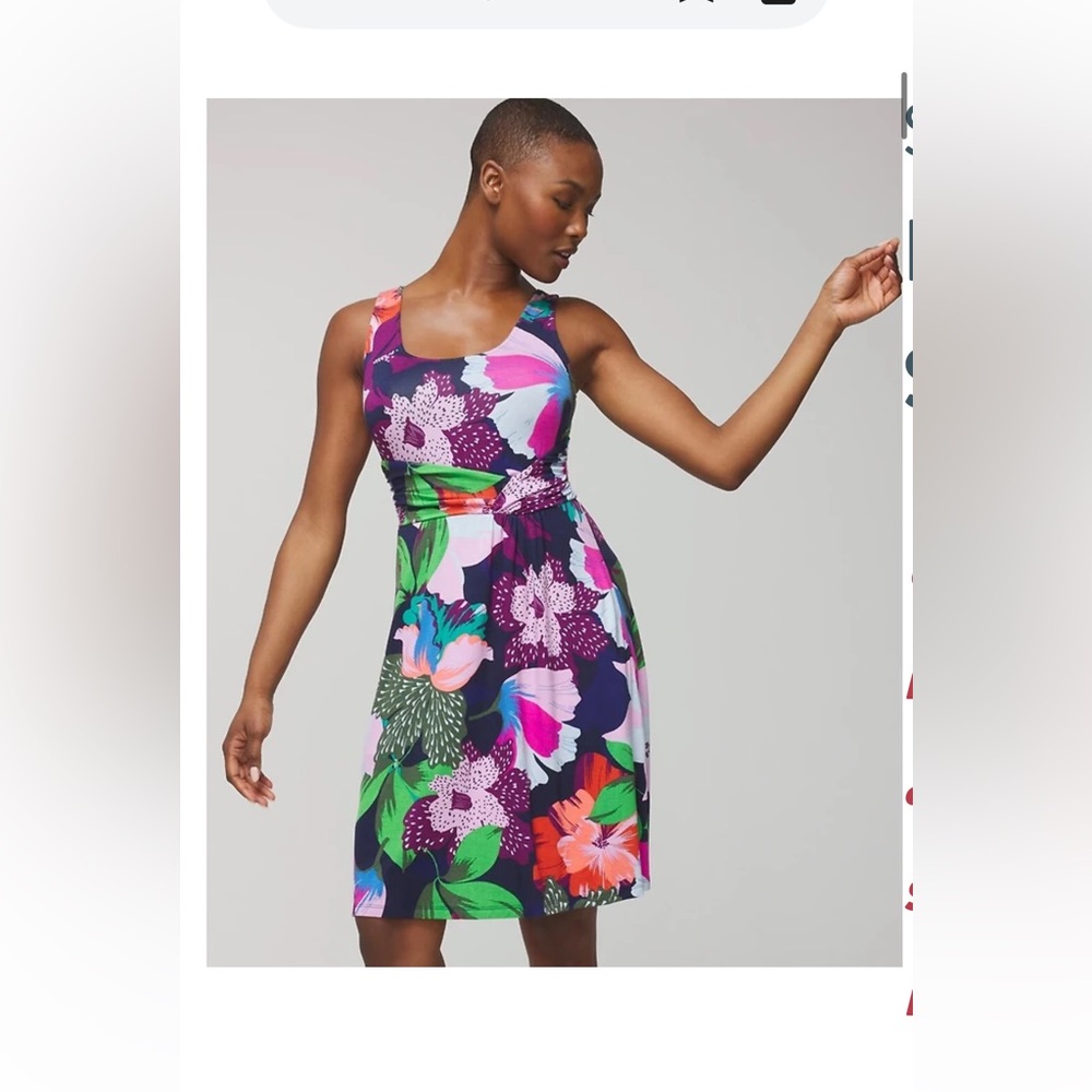 Soma Multicolor Floral Midi Dress